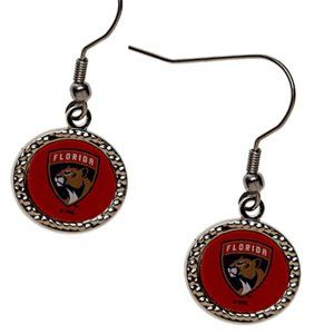 Florida Panthers WinCraft Women's Round Dangle Earrings